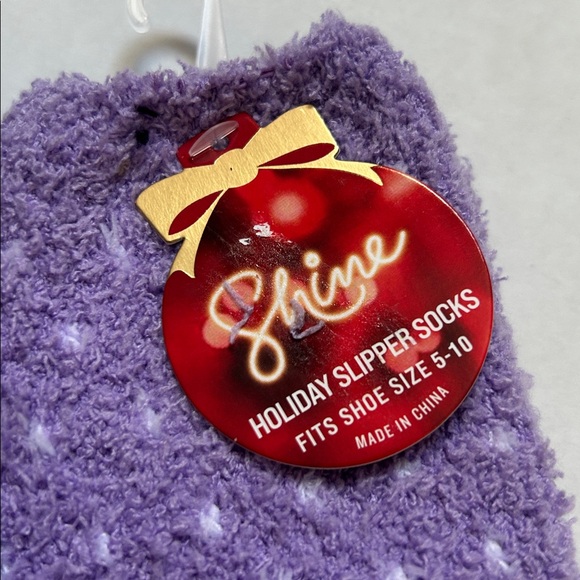 NWT Shine women’s lot of 3 llama cozy slipper socks - Picture 4 of 5